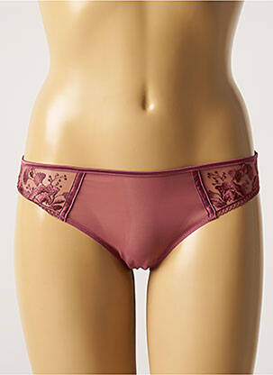 Culotte tissage satiné rose SIMONE PERELE femme