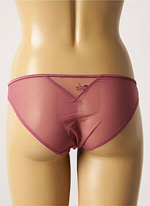 Culotte tissage satiné rose SIMONE PERELE femme