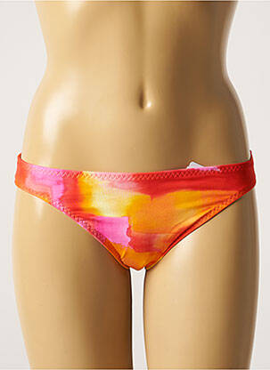 Bas de maillot de bain micro fibres culotte orange CHERRY BEACH femme