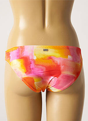 Bas de maillot de bain micro fibres culotte orange CHERRY BEACH femme