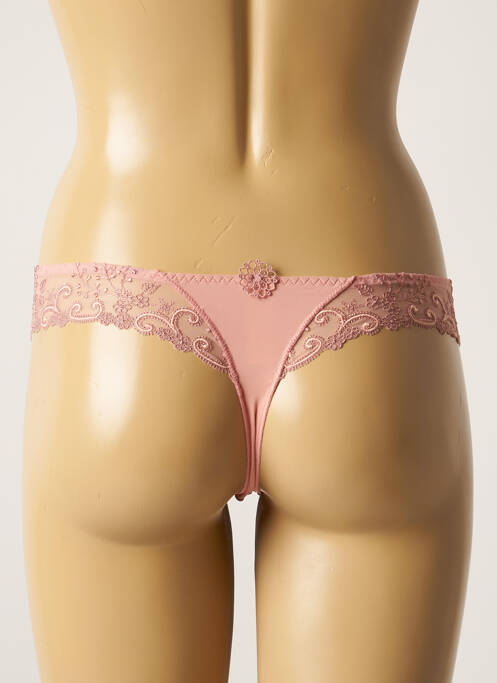 Tanga rose SIMONE PERELE pour femme