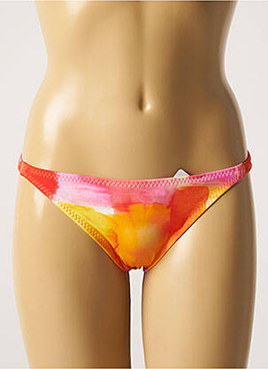Bas de maillot de bain micro fibres culotte orange CHERRY BEACH femme