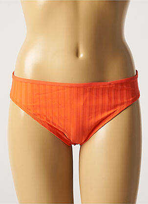 Bas de maillot de bain stretch culotte orange CHERRY BEACH femme