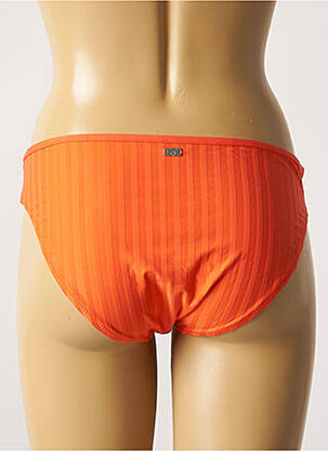 Bas de maillot de bain stretch culotte orange CHERRY BEACH femme