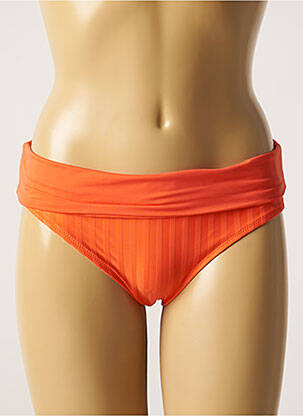 Bas de maillot de bain culotte culotte orange CHERRY BEACH femme