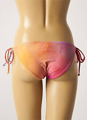 Bas de maillot de bain tissage satiné bikini orange BARTS femme