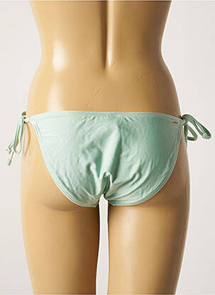 Bas de maillot de bain tissage satiné bikini vert BARTS femme