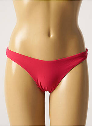 Bas de maillot de bain effet matière satinée culotte rose BARTS femme