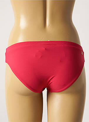 Bas de maillot de bain effet matière satinée culotte rose BARTS femme