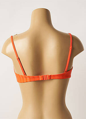 Haut de maillot de bain stretch haut soutien-gorge moulé orange CHERRY BEACH femme