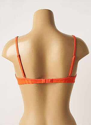 Haut de maillot de bain stretch haut soutien-gorge moulé orange CHERRY BEACH femme