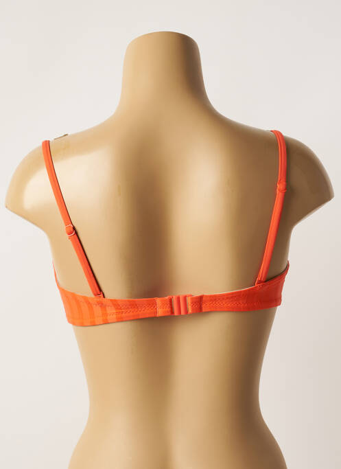 Haut de maillot de bain orange CHERRY BEACH pour femme