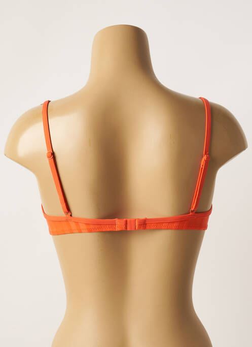 Haut de maillot de bain orange CHERRY BEACH pour femme