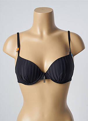 Haut de maillot de bain stretch haut bandeau noir CHERRY BEACH femme