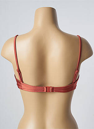 Haut de maillot de bain stretch haut soutien-gorge balconnet marron BARTS femme