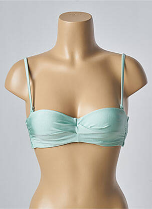 Haut de maillot de bain stretch haut soutien-gorge balconnet vert BARTS femme