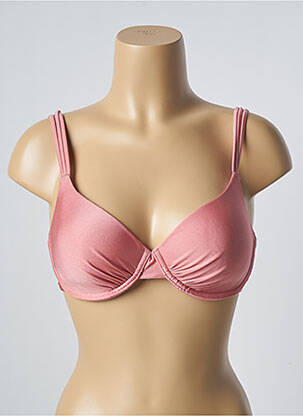 Haut de maillot de bain haut soutien-gorge moulé haut soutien-gorge moulé rose BARTS femme