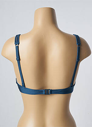 Haut de maillot de bain stretch haut soutien-gorge moulé bleu BARTS femme