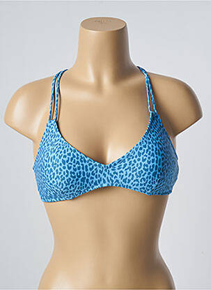 Haut de maillot de bain stretch haut soutien-gorge avec mousse de rembourrage amovible bleu BARTS femme