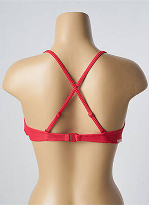Haut de maillot de bain bretelles élastiquées ajustables brassieres rouge BARTS femme