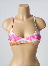 Haut de maillot de bain stretch haut soutien-gorge avec mousse de rembourrage amovible rose BARTS femme