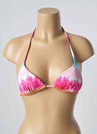 Haut de maillot de bain stretch haut soutien-gorge moulé rose BARTS femme