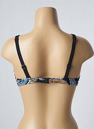 Haut de maillot de bain stretch haut soutien-gorge emboitant noir BELCOR femme