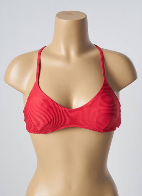 Haut de maillot de bain bretelles élastiquées ajustables brassieres rouge BARTS femme
