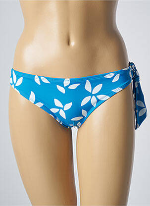 Bas de maillot de bain imprimé fantaisie culotte bleu AUBADE femme