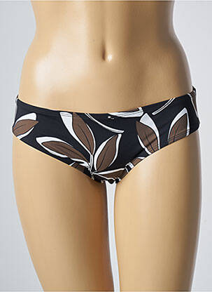 Bas de maillot de bain imprimé fantaisie culotte noir AUBADE femme