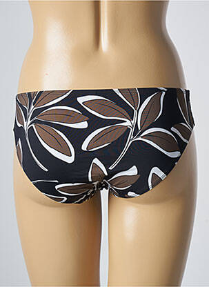 Bas de maillot de bain imprimé fantaisie culotte noir AUBADE femme