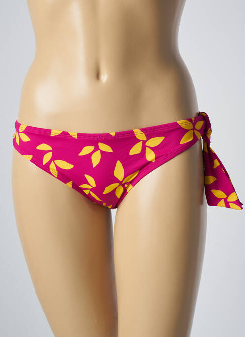 Bas de maillot de bain imprimé fantaisie culotte rose AUBADE femme