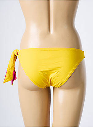 Bas de maillot de bain réversible culotte jaune AUBADE femme