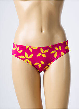 Bas de maillot de bain imprimé fantaisie culotte rose AUBADE femme