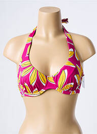 Haut de maillot de bain stretch haut soutien-gorge emboitant violet AUBADE femme