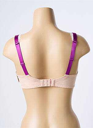 Soutien-gorge effet matière satinée haut soutien-gorge emboitant chair AUBADE femme