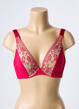 Soutien-gorge effet matière satinée haut soutien-gorge emboitant rose AUBADE femme