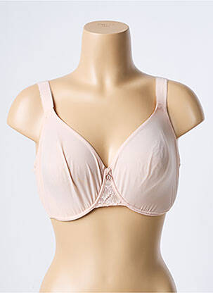 Soutien-gorge effet matière satinée haut soutien-gorge emboitant chair AUBADE femme