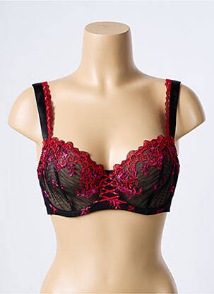 Soutien-gorge effet matière satinée haut soutien-gorge emboitant noir AUBADE femme