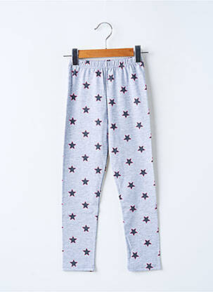 Legging stretch taille élastique gris JADEA fille