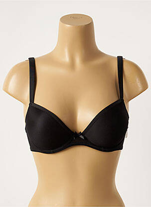 Soutien-gorge effet matière satinée haut soutien-gorge push-up noir AUBADE femme