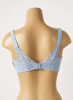 Soutien-gorge tissage dentelle haut soutien-gorge moulé bleu AUBADE femme