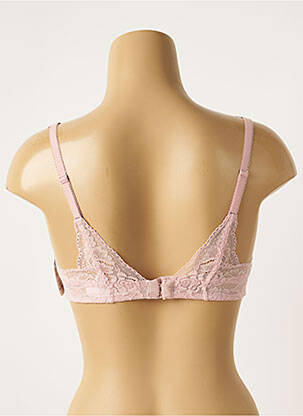 Soutien-gorge tissage dentelle haut soutien-gorge moulé rose AUBADE femme