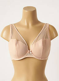 Soutien-gorge effet matière satinée haut soutien-gorge moulé rose AUBADE femme