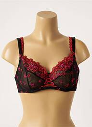 Soutien-gorge effet matière satinée haut soutien-gorge emboitant noir AUBADE femme