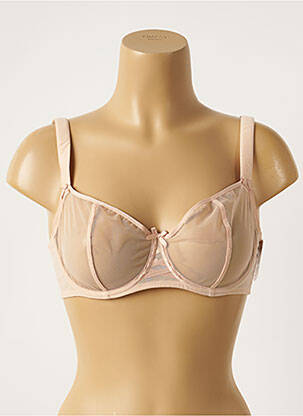 Soutien-gorge effet matière satinée haut soutien-gorge emboitant rose AUBADE femme