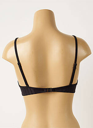 Haut de maillot de bain stretch haut soutien-gorge push-up noir CHERRY BEACH femme