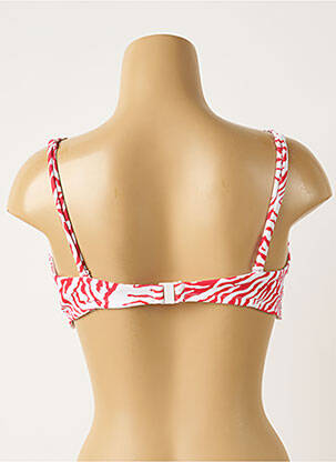 Haut de maillot de bain bretelles élastiquées amovibles haut soutien-gorge moulé rouge BARTS femme