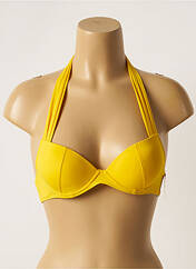 Haut de maillot de bain jaune AUBADE pour femme seconde vue