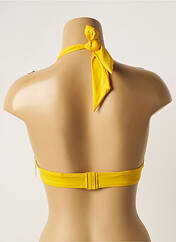 Haut de maillot de bain jaune AUBADE pour femme seconde vue